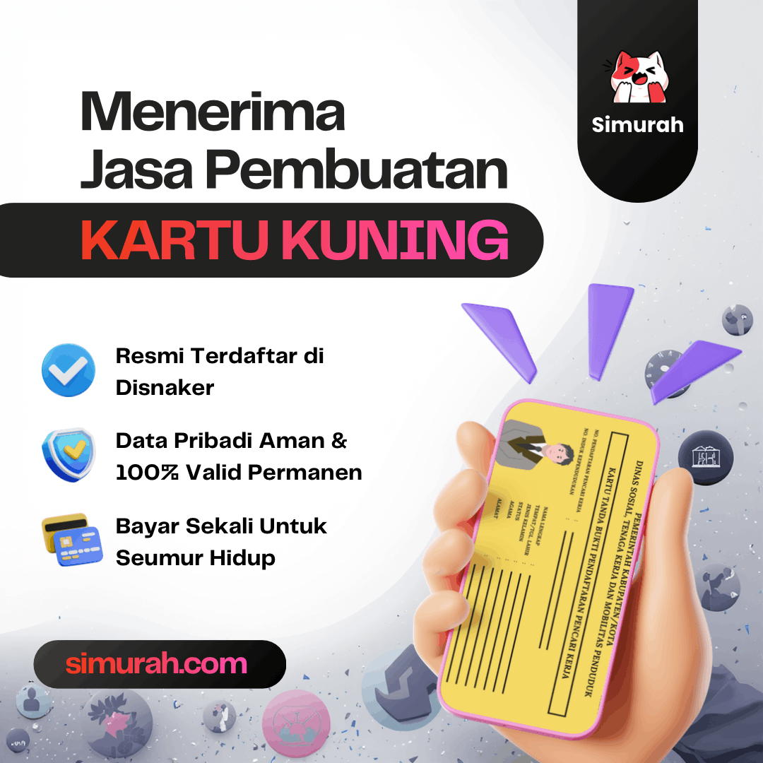 Jasa Pembuatan Kartu Kuning